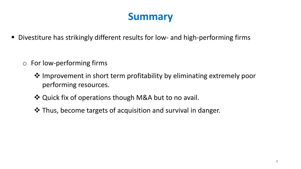 summary