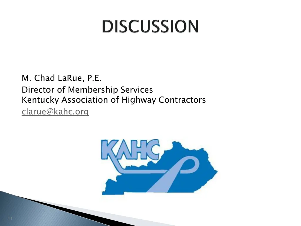 m chad larue p e director of membership services 1