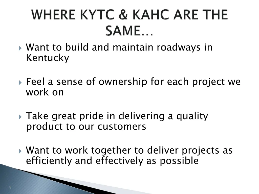 want to build and maintain roadways in kentucky