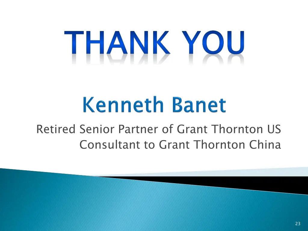 thank