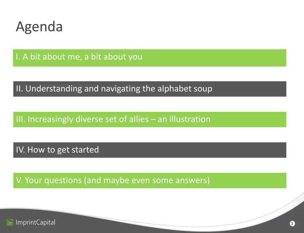 agenda