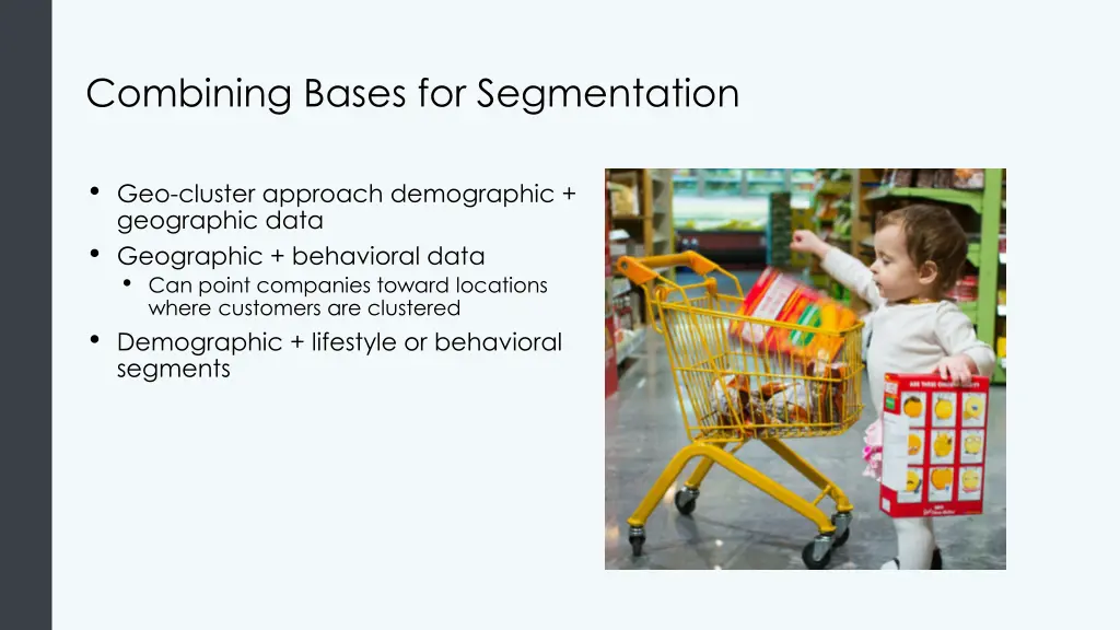 combining bases for segmentation
