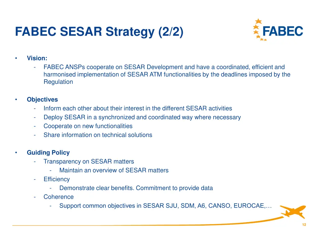 fabec sesar strategy 2 2