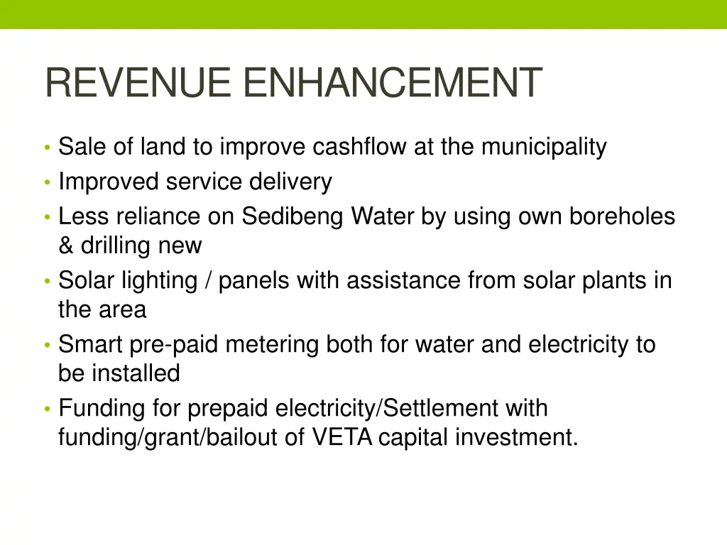 revenue enhancement