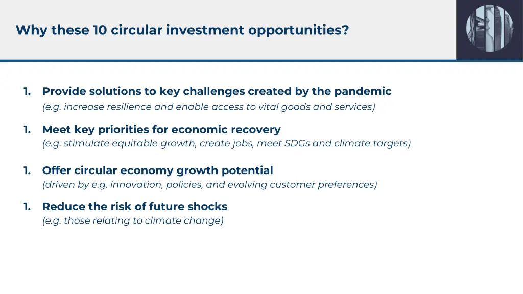 why these 10 circular investment opportunities