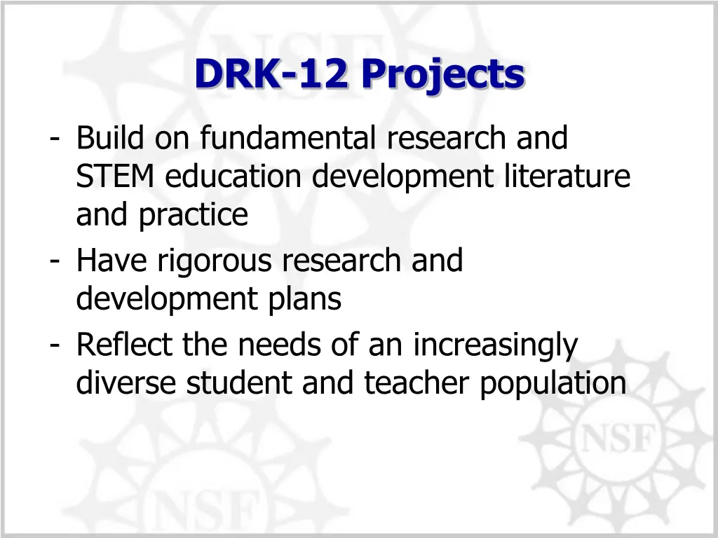 drk 12 projects