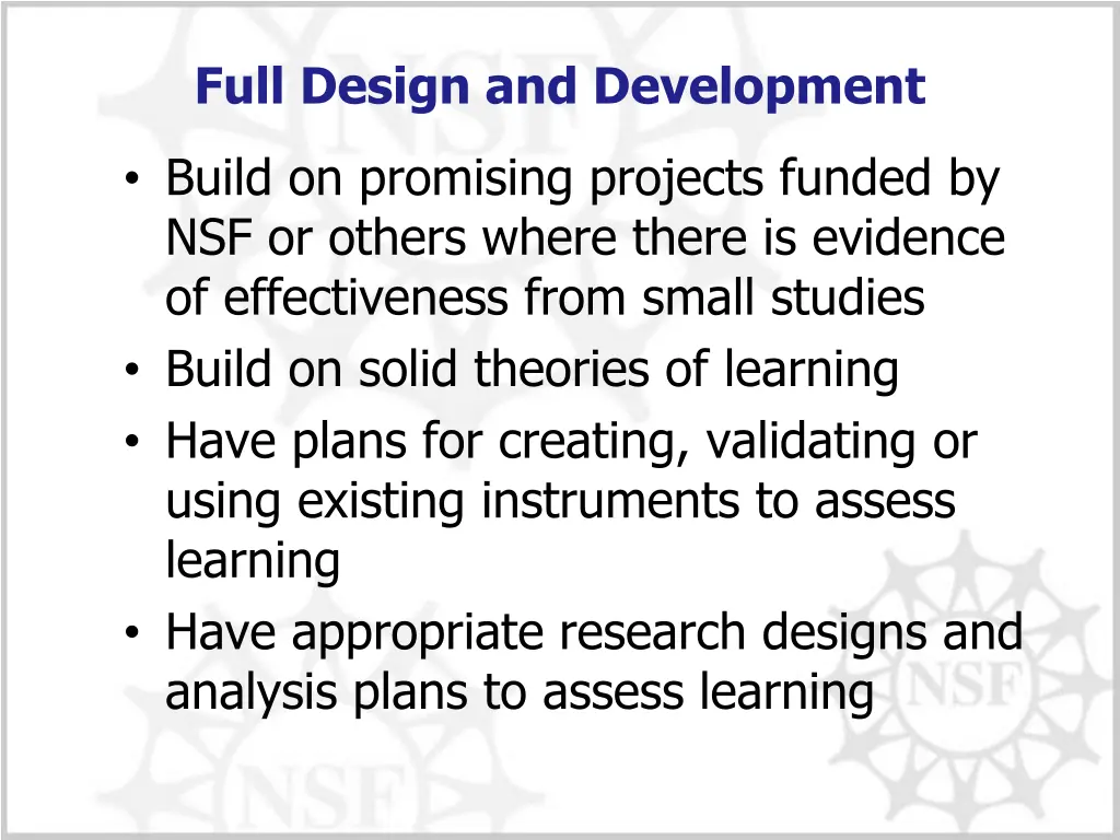 full design and development