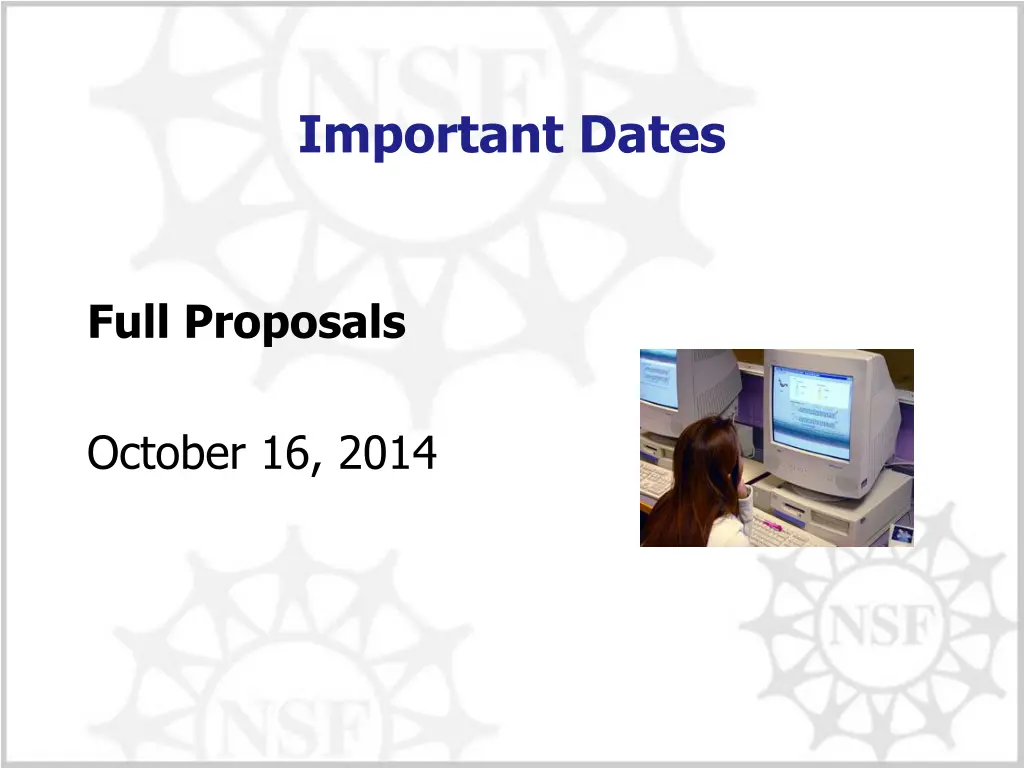 important dates