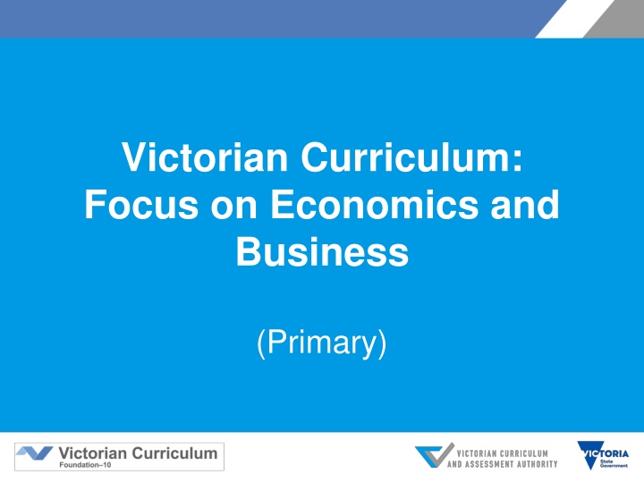 victorian curriculum focus on economics