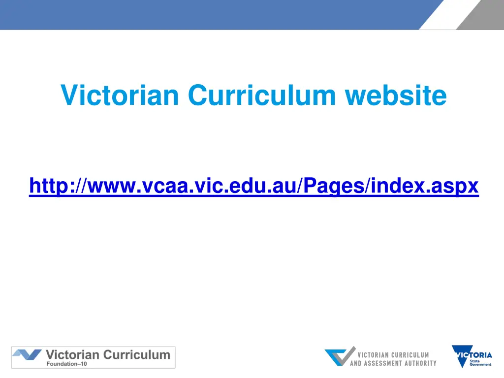 victorian curriculum website