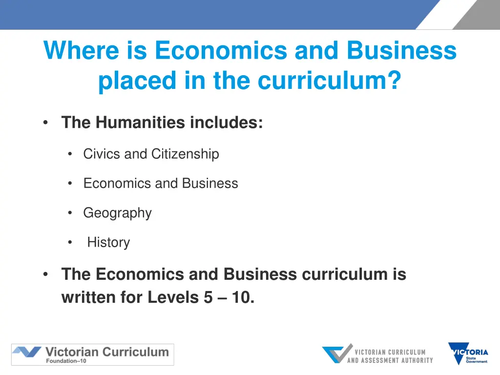 where is economics and business placed