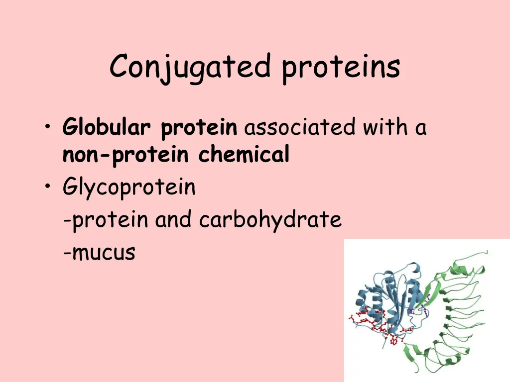 conjugated proteins