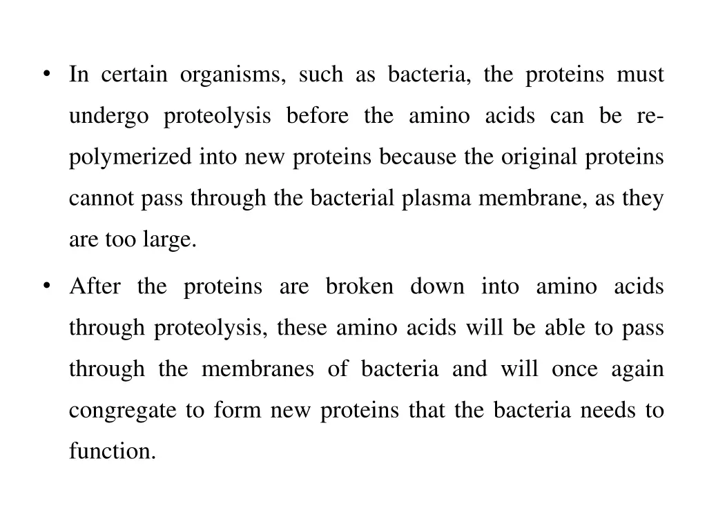 in certain organisms such as bacteria