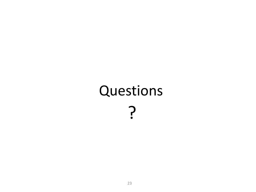 questions