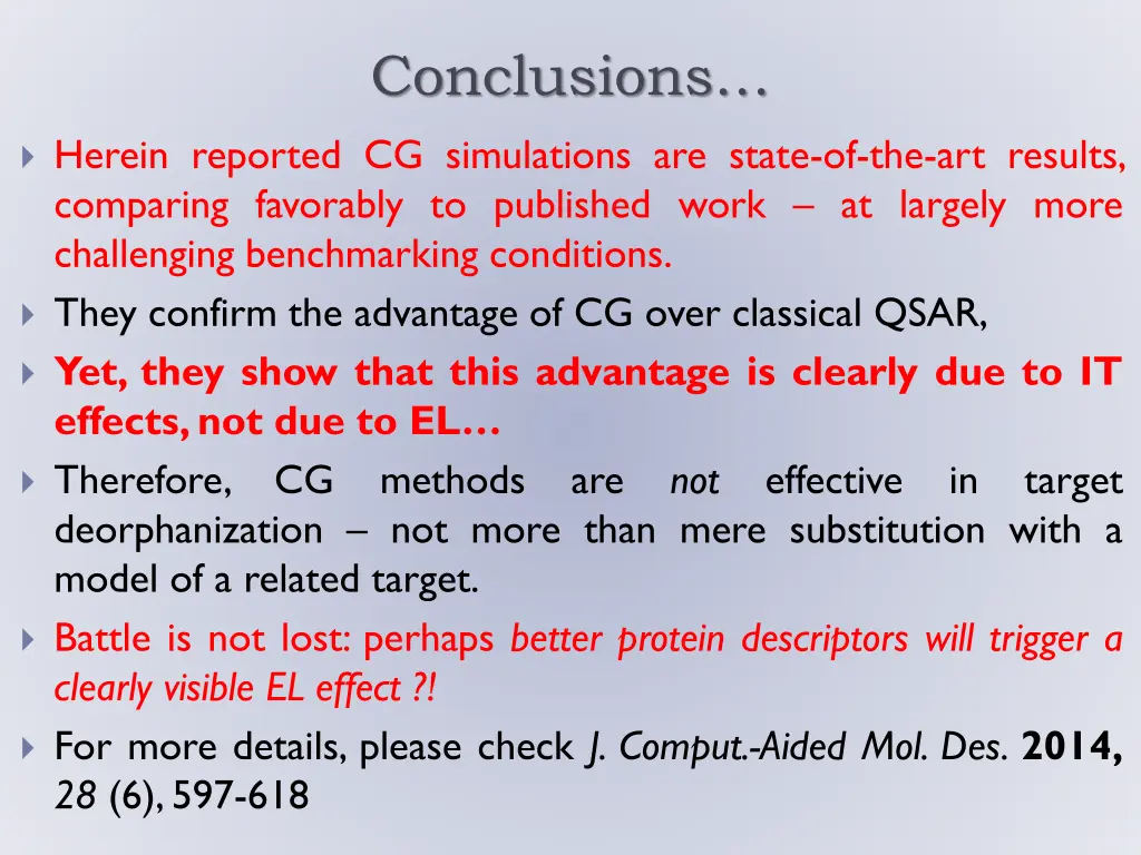 conclusions