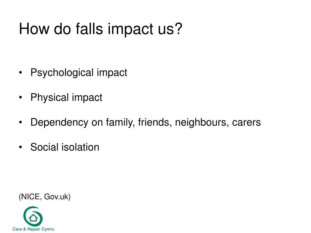how do falls impact us