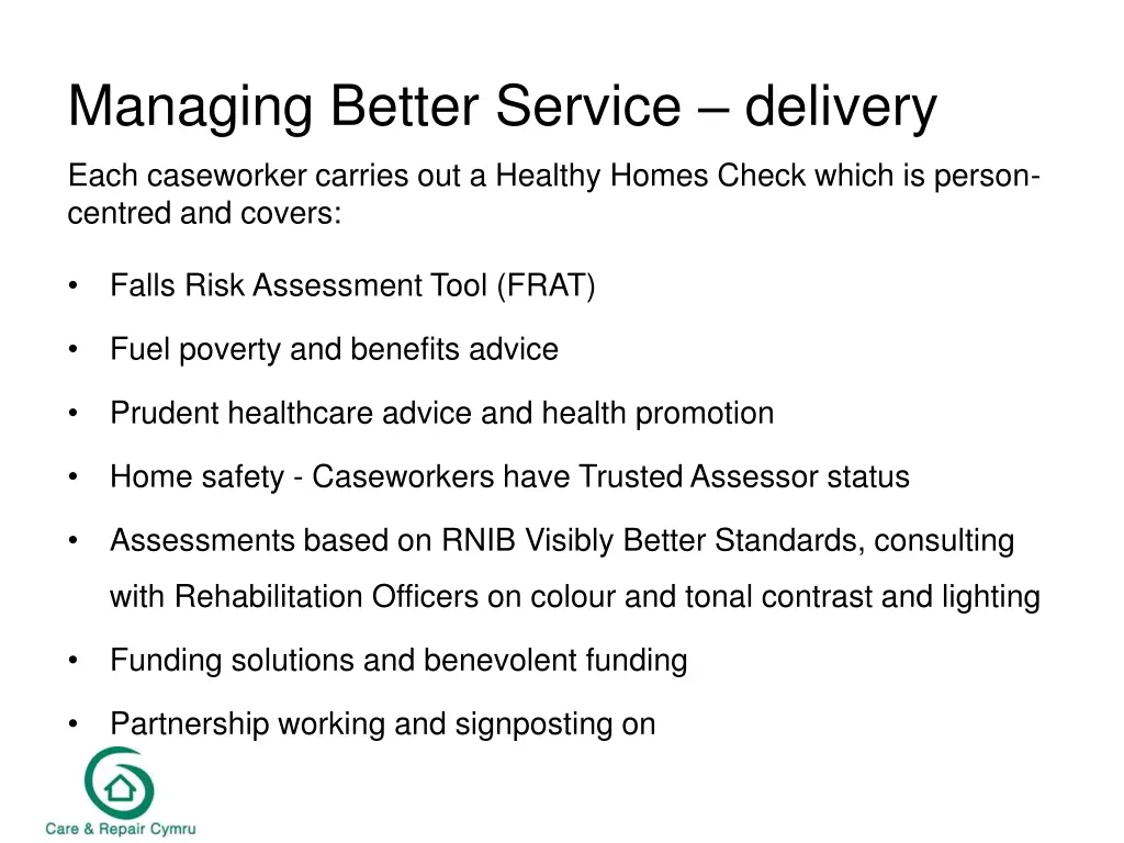 managing better service delivery