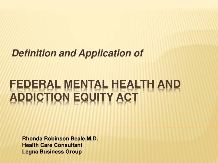 definition and application of