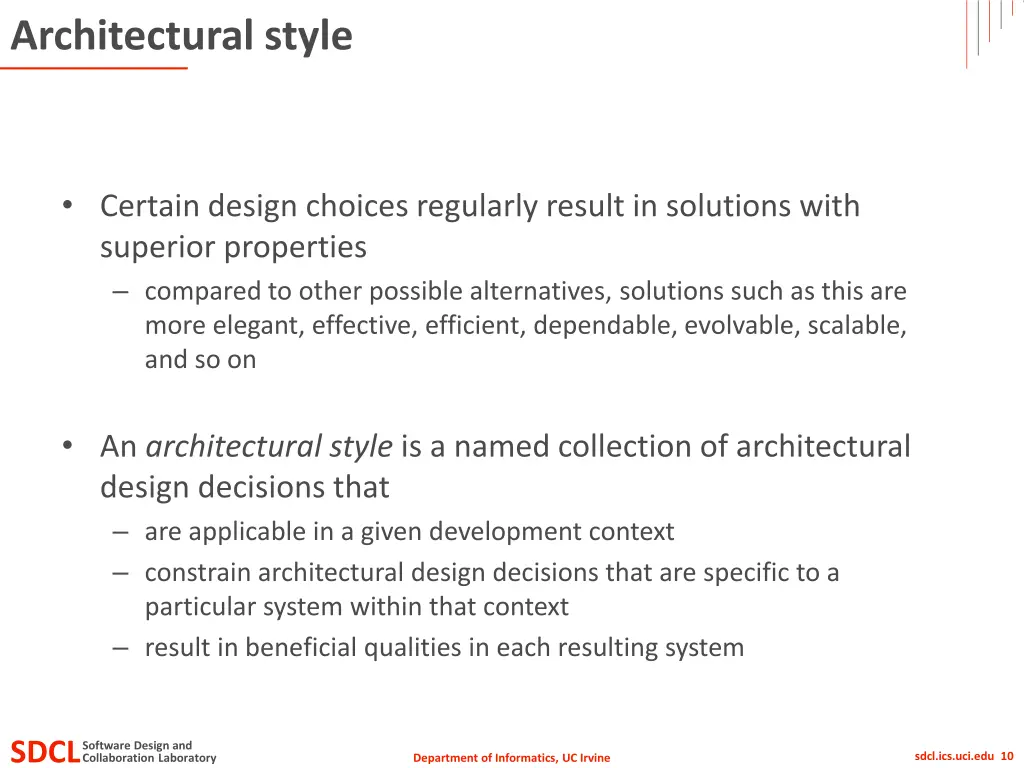 architectural style