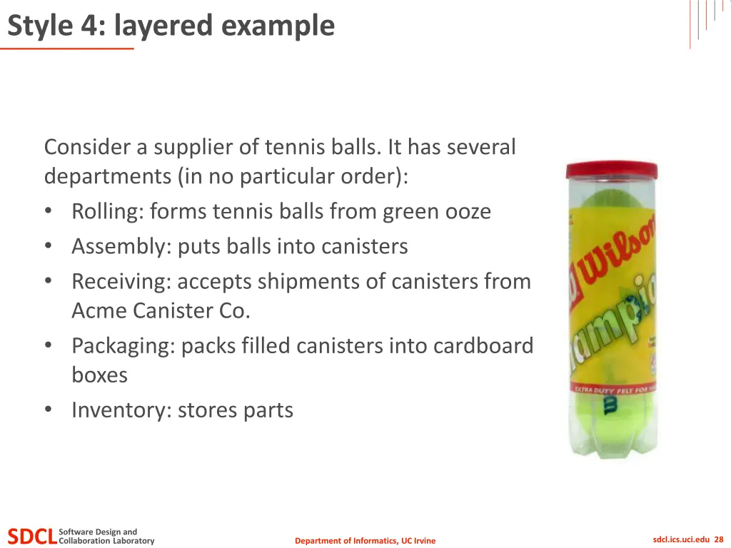 style 4 layered example