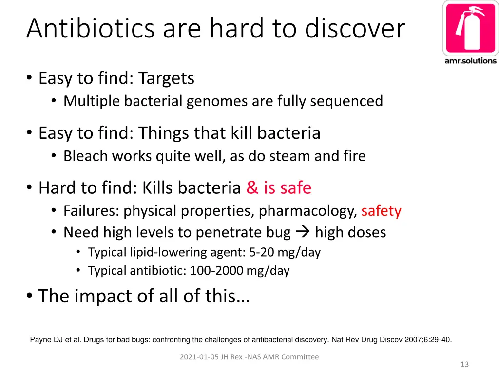 antibiotics are hard to discover