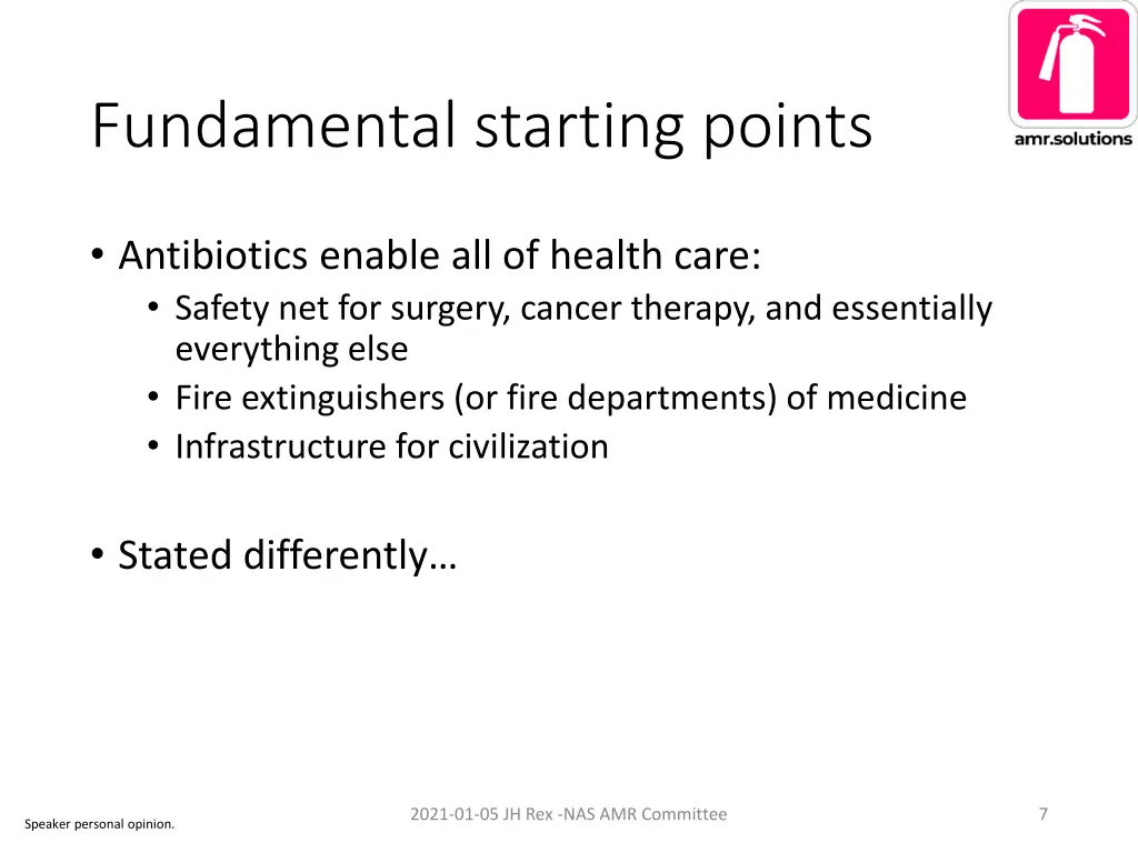 fundamental starting points