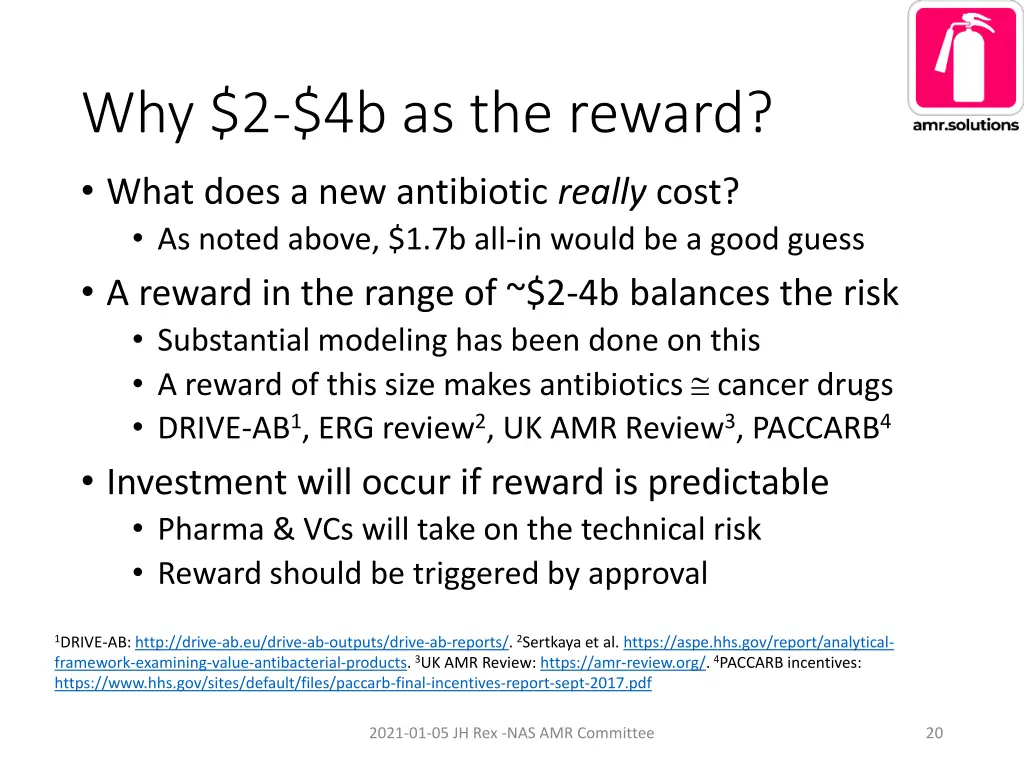 why 2 4b as the reward what does a new antibiotic