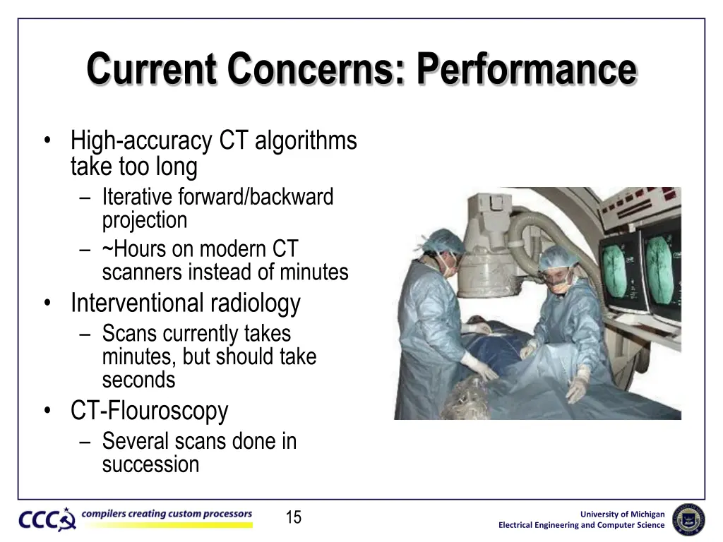 current concerns performance