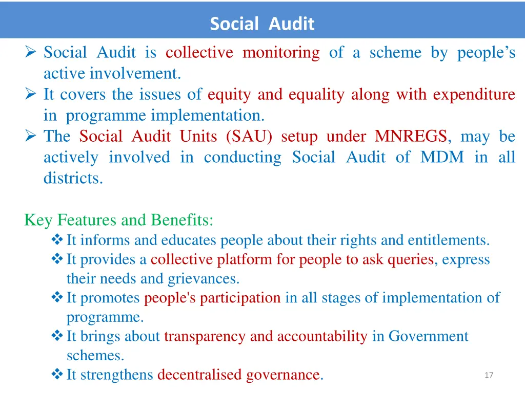 social audit