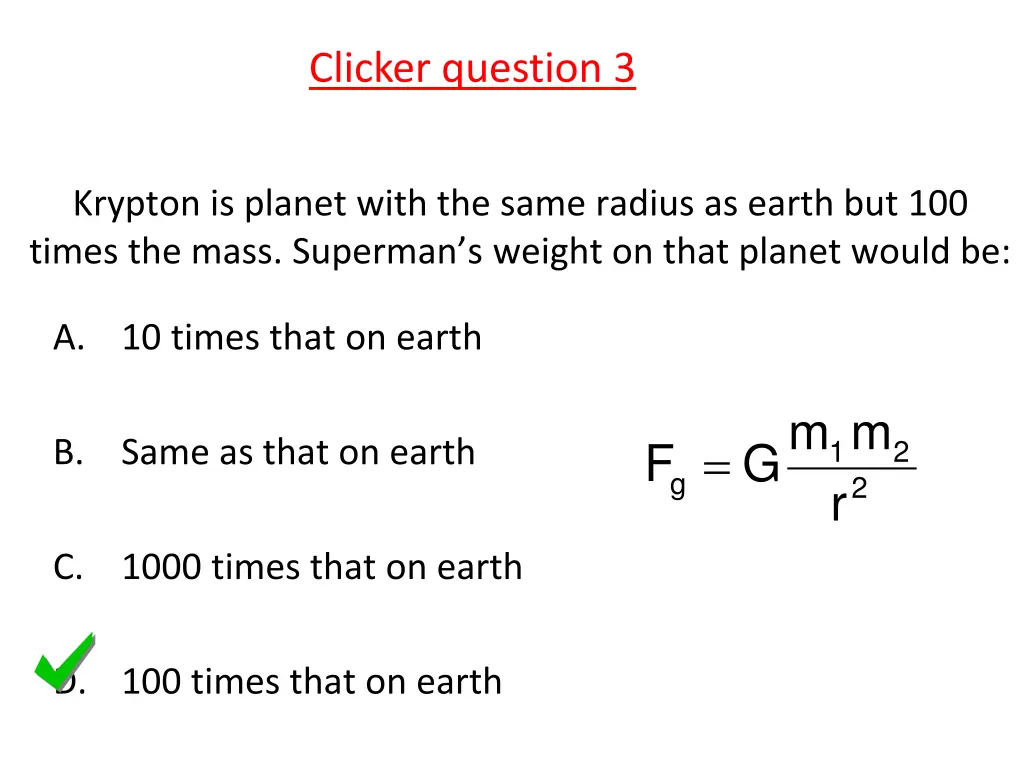clicker question 3