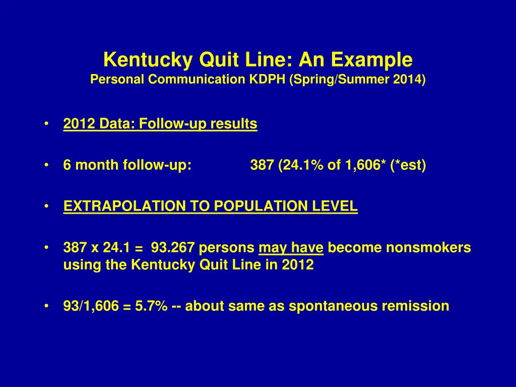 kentucky quit line an example personal 1