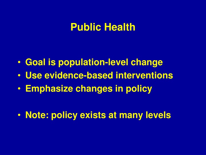 public health