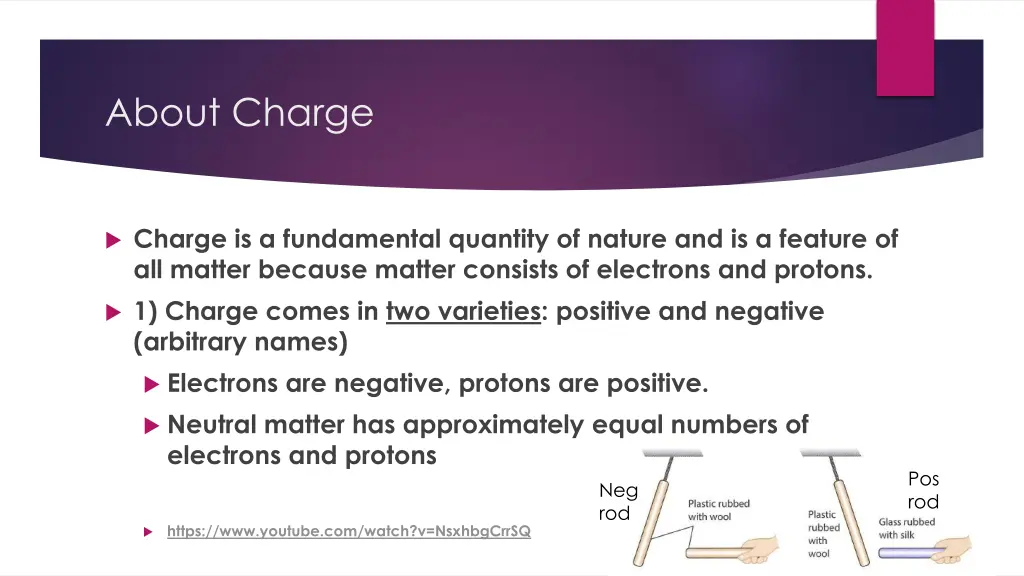 about charge