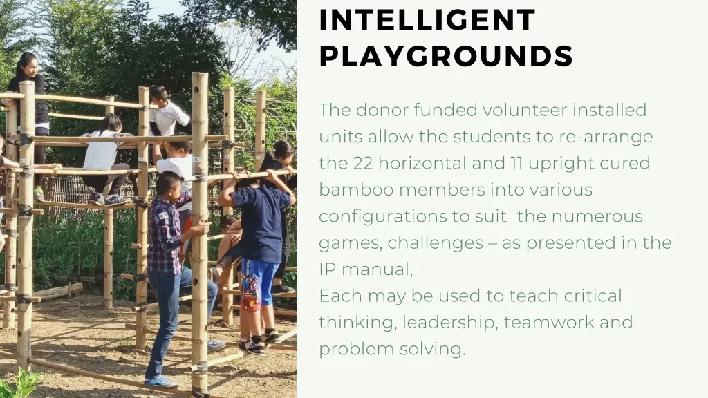 intelligent playgrounds