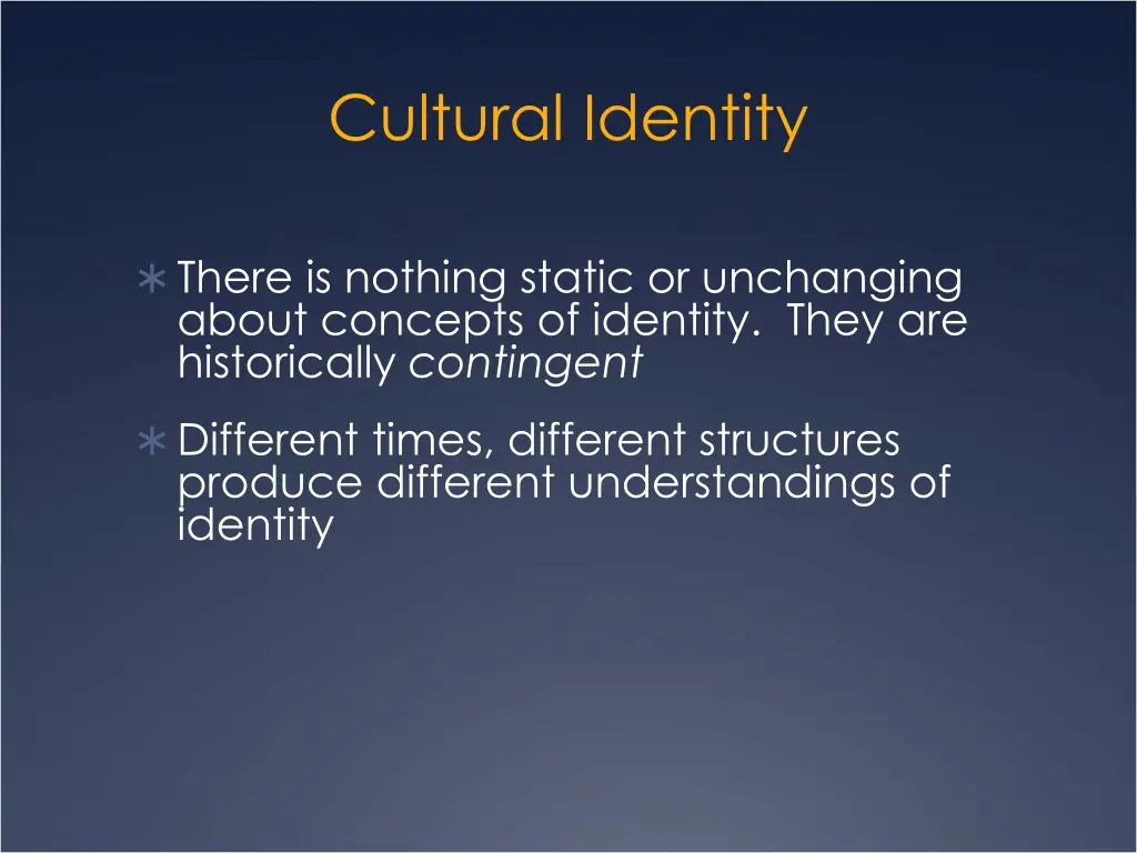 cultural identity 1