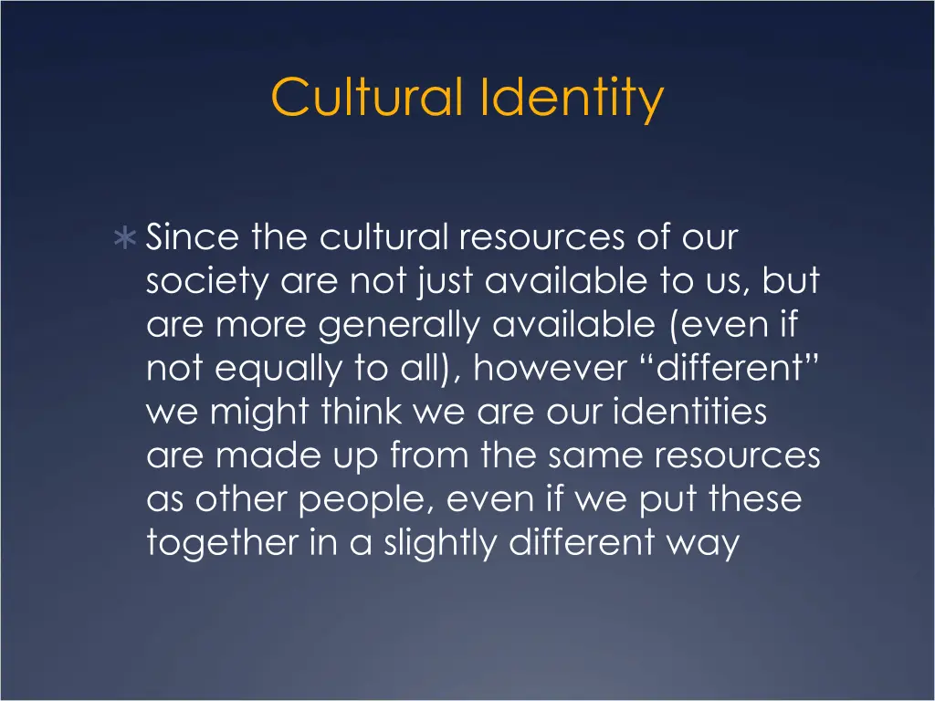 cultural identity 5