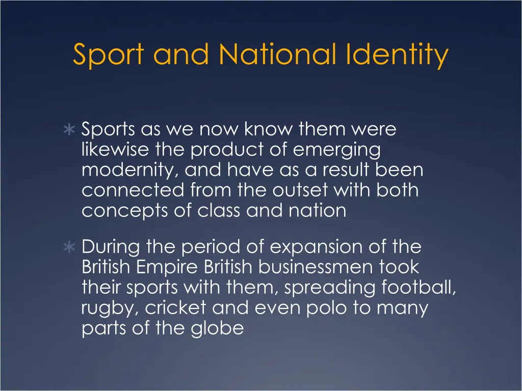 sport and national identity 1