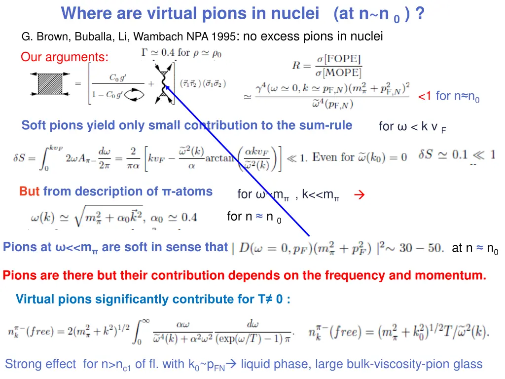 where are virtual pions in nuclei