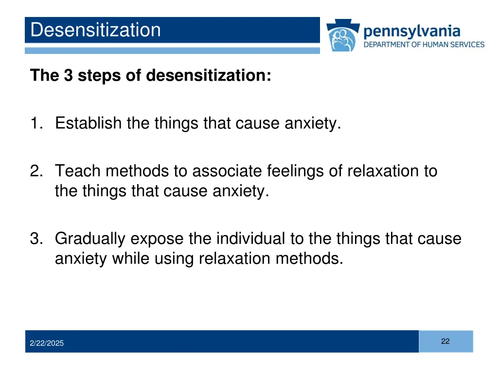 desensitization
