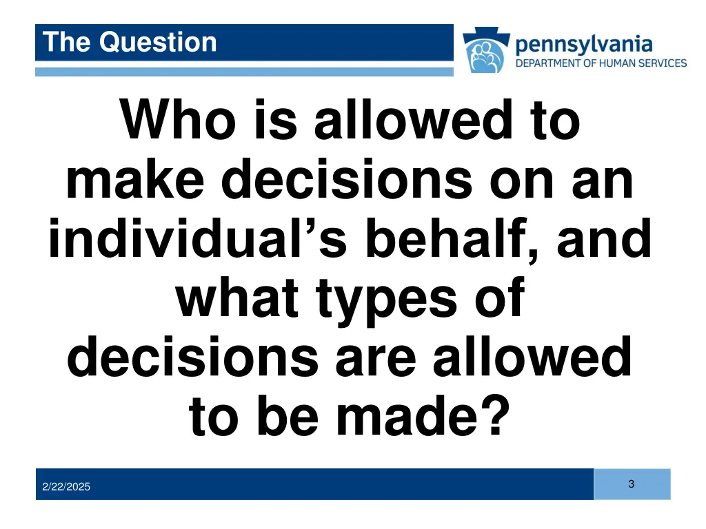 the question