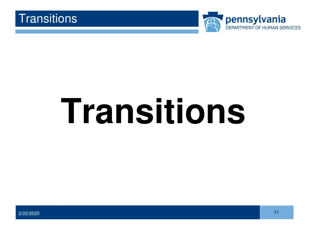 transitions