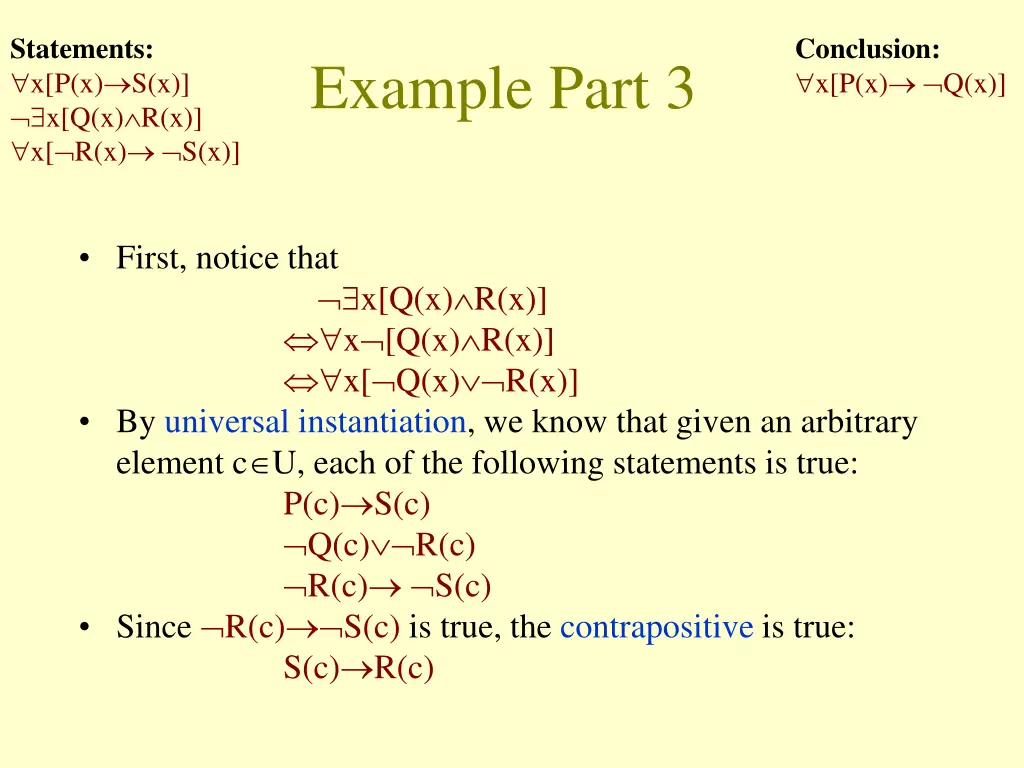 statements x p x s x x q x r x x r x s x