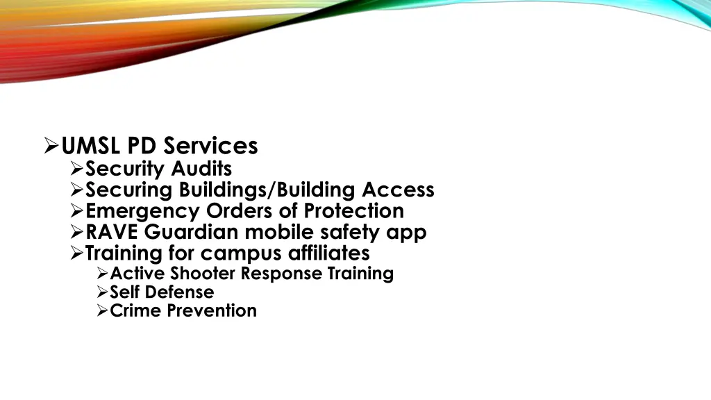 umsl pd services security audits securing