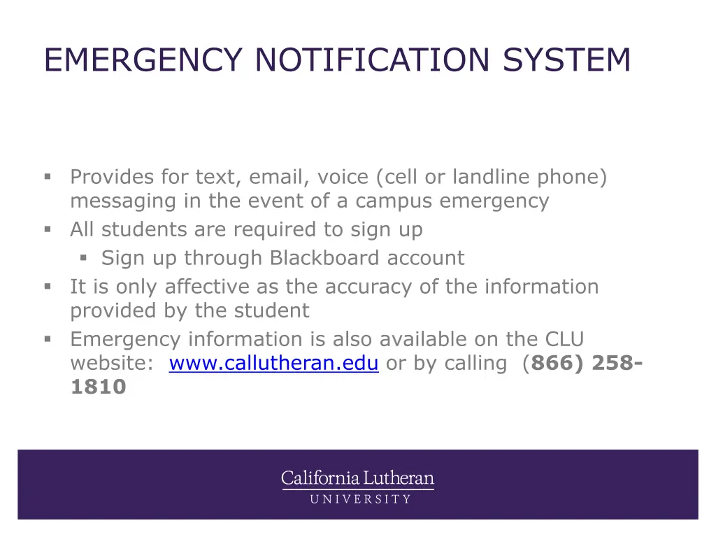 emergency notification system