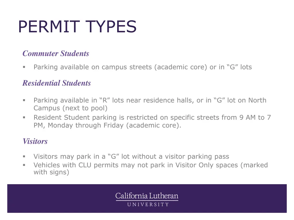permit types