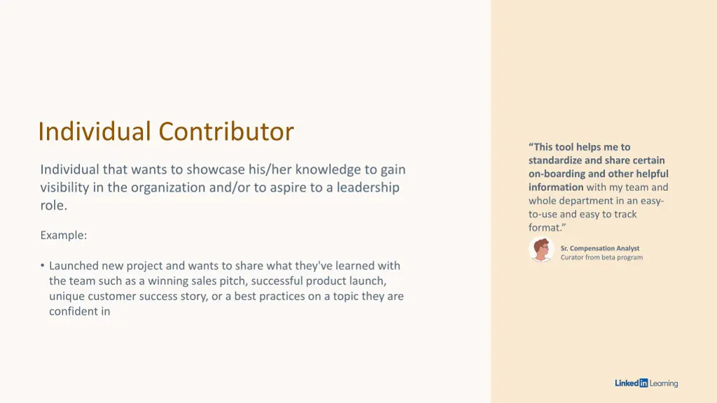 individual contributor