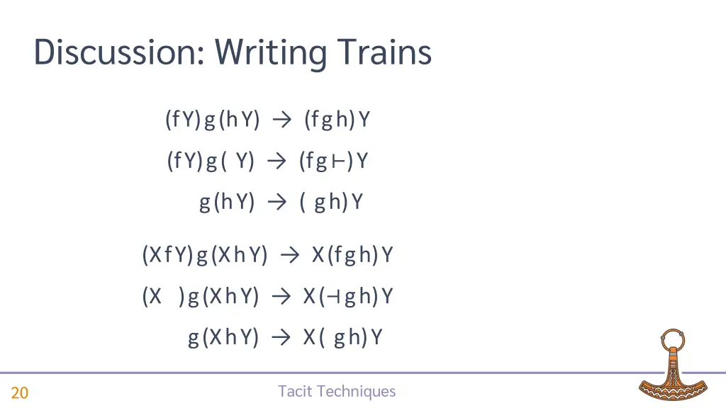 discussion writing trains 7