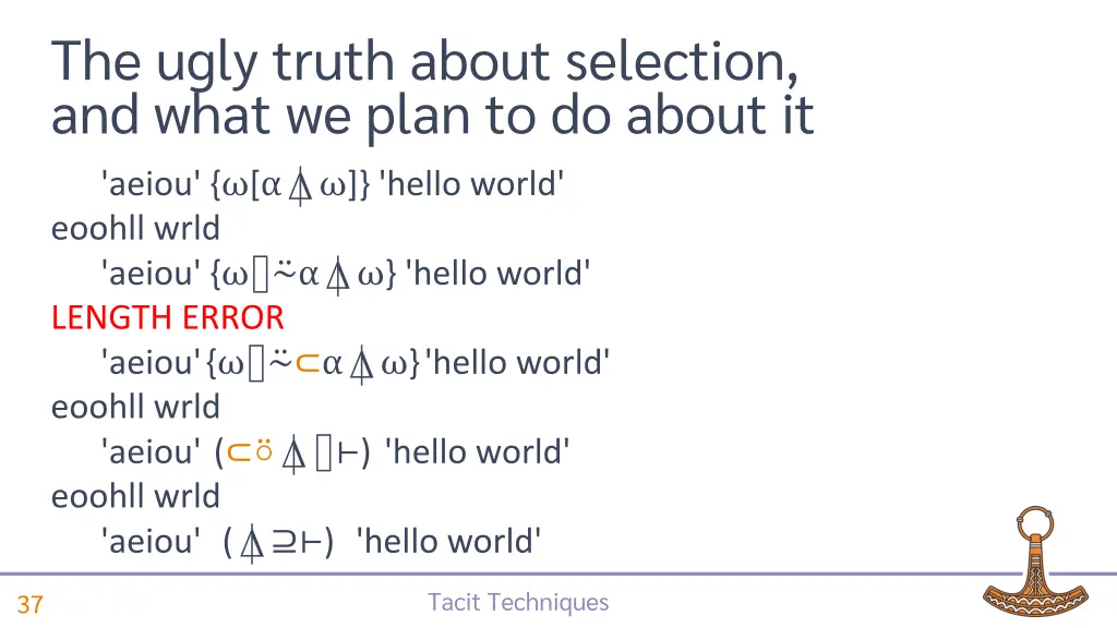 the ugly truth about selection and what we plan 1