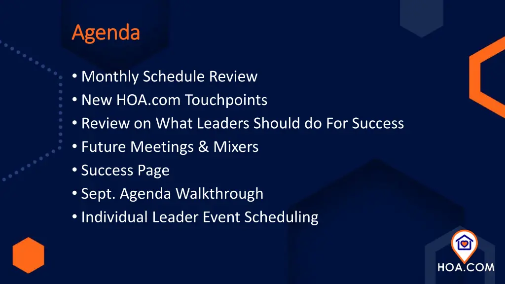 agenda agenda