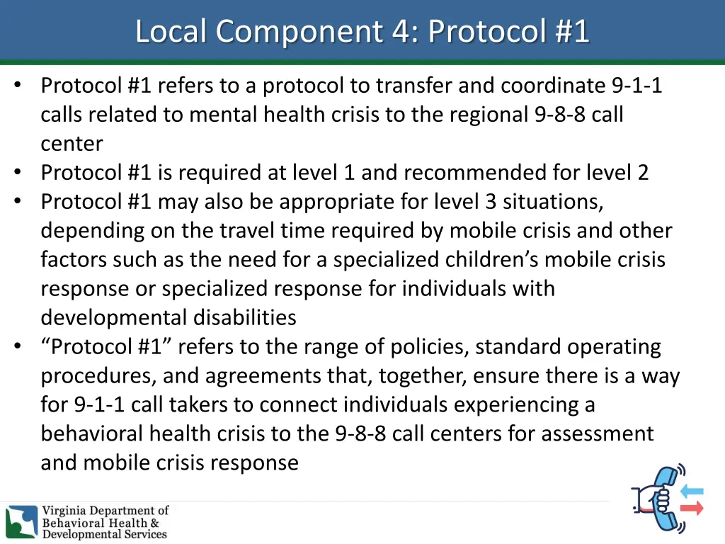 local component 4 protocol 1